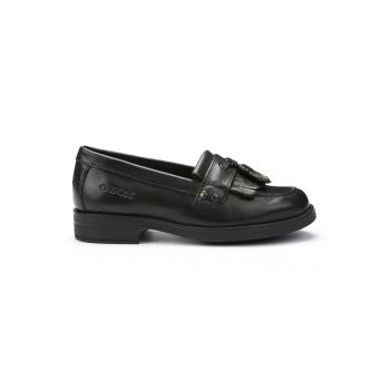 Pantofi loafer de piele cu franjuri de firma originali