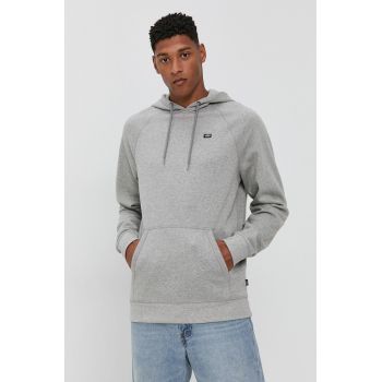 Vans Bluză bărbați, culoarea gri, material neted