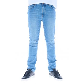 Blugi slim fit cu model cu 5 buzunare