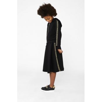 Michael Kors bluza copii culoarea negru, cu imprimeu