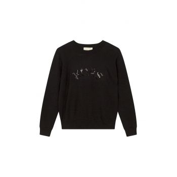 Michael Kors pulover copii culoarea negru, light de firma original