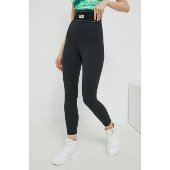 Fila colanti femei, culoarea negru, neted