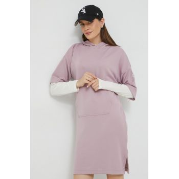 Fila rochie culoarea roz, midi, oversize