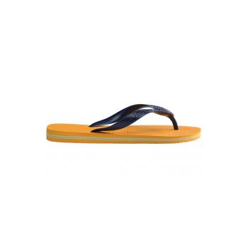 Papuci flip-flop unisex cu logo Brasil