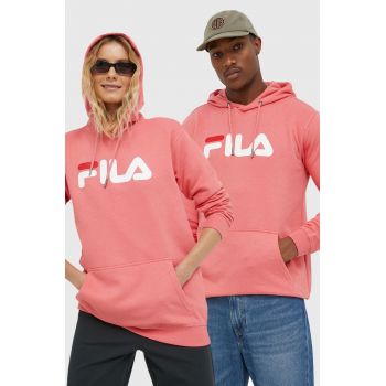 Fila bluza culoarea portocaliu, cu imprimeu de firma original