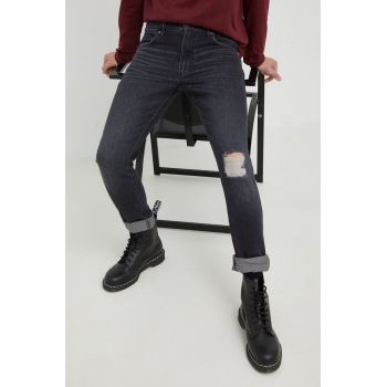 Wrangler jeansi Larston Authentic Black barbati ieftini