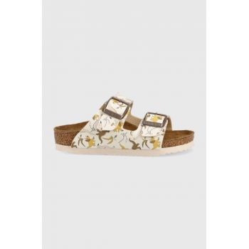 Birkenstock slapi copii culoarea bej