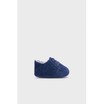 Mayoral Newborn pantofi pentru bebelusi culoarea albastru marin