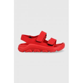Birkenstock sandale copii culoarea rosu ieftine