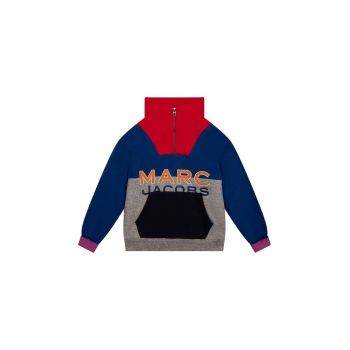 Marc Jacobs hanorac de bumbac pentru copii culoarea albastru marin, modelator