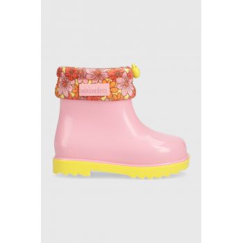 Melissa cizme copii Rain Boot Iii Bb culoarea roz