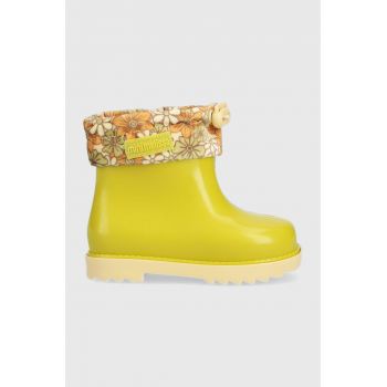 Melissa cizme copii Rain Boot Iii Bb culoarea verde ieftine