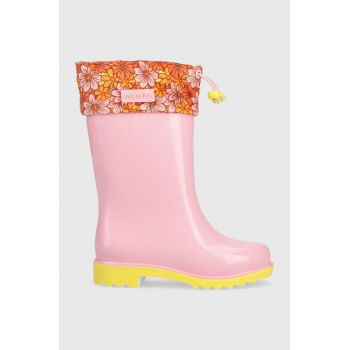 Melissa cizme copii Rain Boot Iii Inf culoarea roz de firma originale