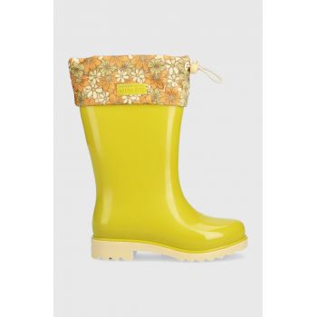 Melissa cizme copii Rain Boot Iii Inf culoarea verde