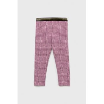 United Colors of Benetton leggins copii culoarea violet, modelator