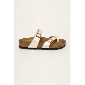 Birkenstock papuci Mayari femei, culoarea bej, 71661