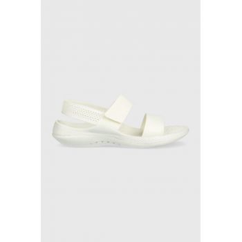 Crocs sandale Literide 360 Sandal femei, culoarea alb 206711 de firma originale