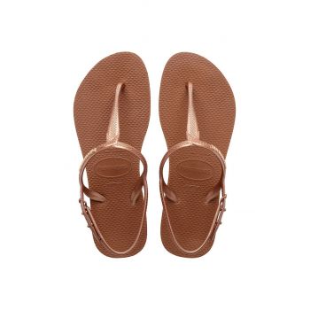 Havaianas sandale Twist femei, culoarea rosu