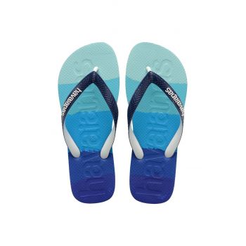 Havaianas slapi Top Logomania femei, cu toc plat