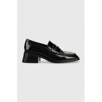 Vagabond Shoemakers pantofi de piele Blanca femei, culoarea negru, cu toc drept de firma originali