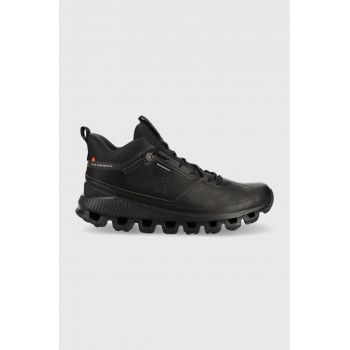 On-running sneakers Cloud Hi Waterproof femei, culoarea negru 2899672-672 de firma originala