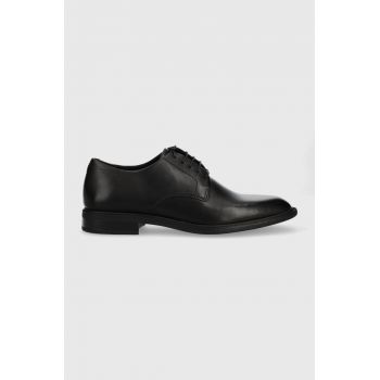 Vagabond Shoemakers pantofi de piele Frances 2.0 femei, culoarea negru, cu toc plat