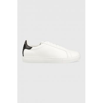 Armani Exchange sneakers din piele culoarea alb