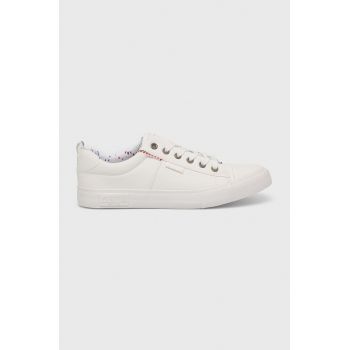 Big Star sneakers barbati, culoarea alb