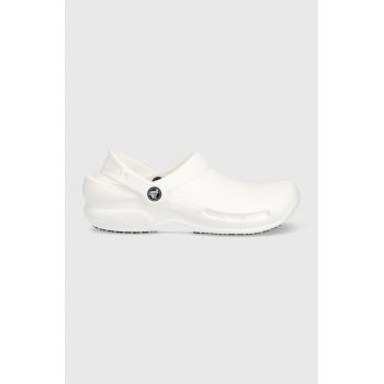 Crocs papuci culoarea alb de firma originali