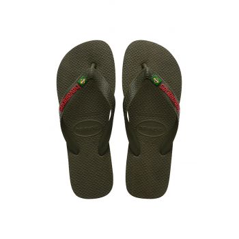 Havaianas slapi Brasil culoarea verde