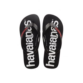 Havaianas slapi Top Logomania culoarea rosu