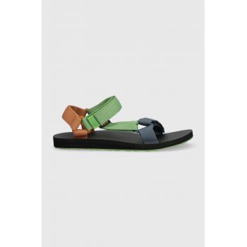 Teva sandale Original Universal barbati, culoarea verde de firma originale