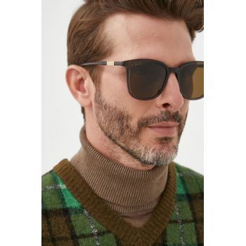 Gucci ochelari de soare barbati, culoarea maro de firma originali