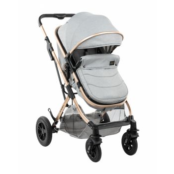 Carucior transformabil KikkaBoo 3 in 1 Kaia Light Grey