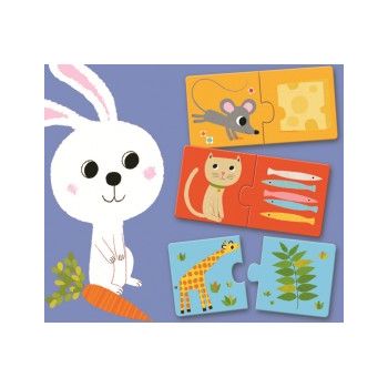 Puzzle duo Djeco  La masă