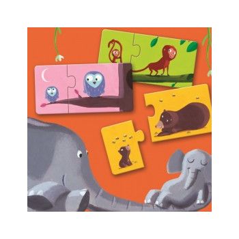Puzzle duo Djeco  Mama şi puiul