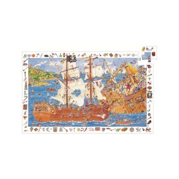 Puzzle observație Djeco  Piraţi