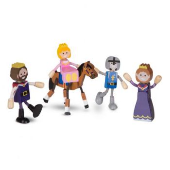 Set figurine flexibile Familia Regala - Melissa & Doug la reducere