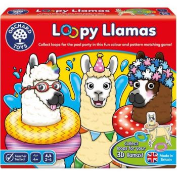 Joc educativ Lame cu colaci LOOPY LLAMAS