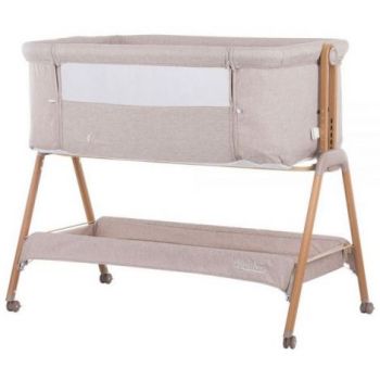 Patut Co-Sleeper Chipolino Sweet Dreams mocca wood la reducere