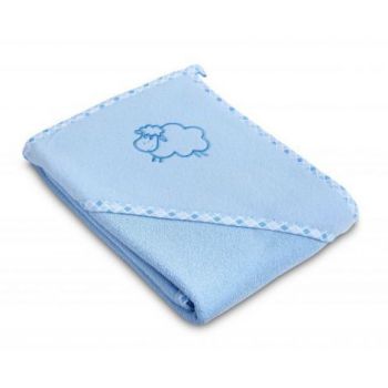 Prosop cu gluga Sensillo SHEEP 80x80 cm Blue