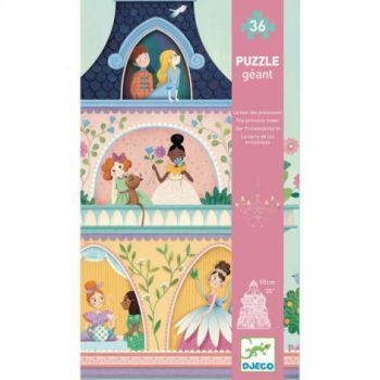 Puzzle gigant Djeco, Castelul printeselor la reducere