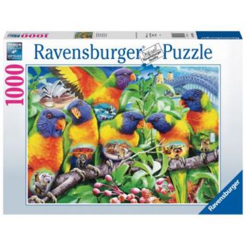 PUZZLE TINUTUL LORIINILOR, 1000 PIESE de firma original