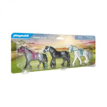 Set 3 cai: frizian, knabstrupper, andaluz 70999 Playmobil la reducere