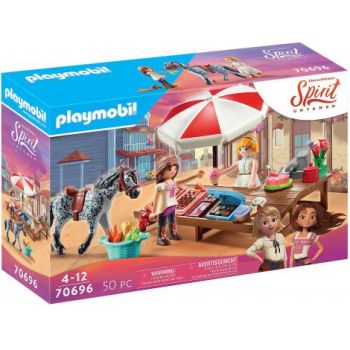 Stand cu prajituri in Miradero PM70696 Playmobil Spirit la reducere