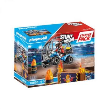 Stunt show - vehicul si rampa de foc 70820 Playmobil ieftin