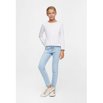 Blugi skinny cu talie medie