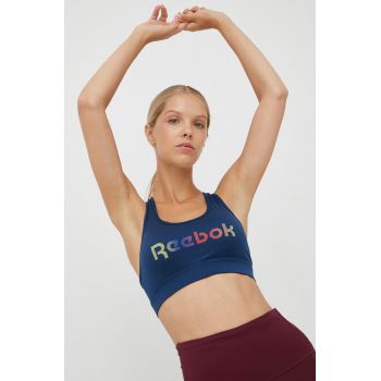 Reebok sutien sport Gina culoarea turcoaz, modelator de firma original