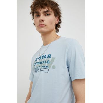 G-Star Raw tricou din bumbac cu imprimeu