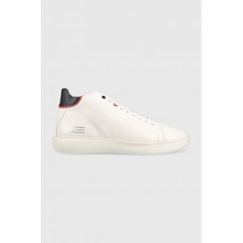 U.S. Polo Assn. sneakers din piele Cryme culoarea alb